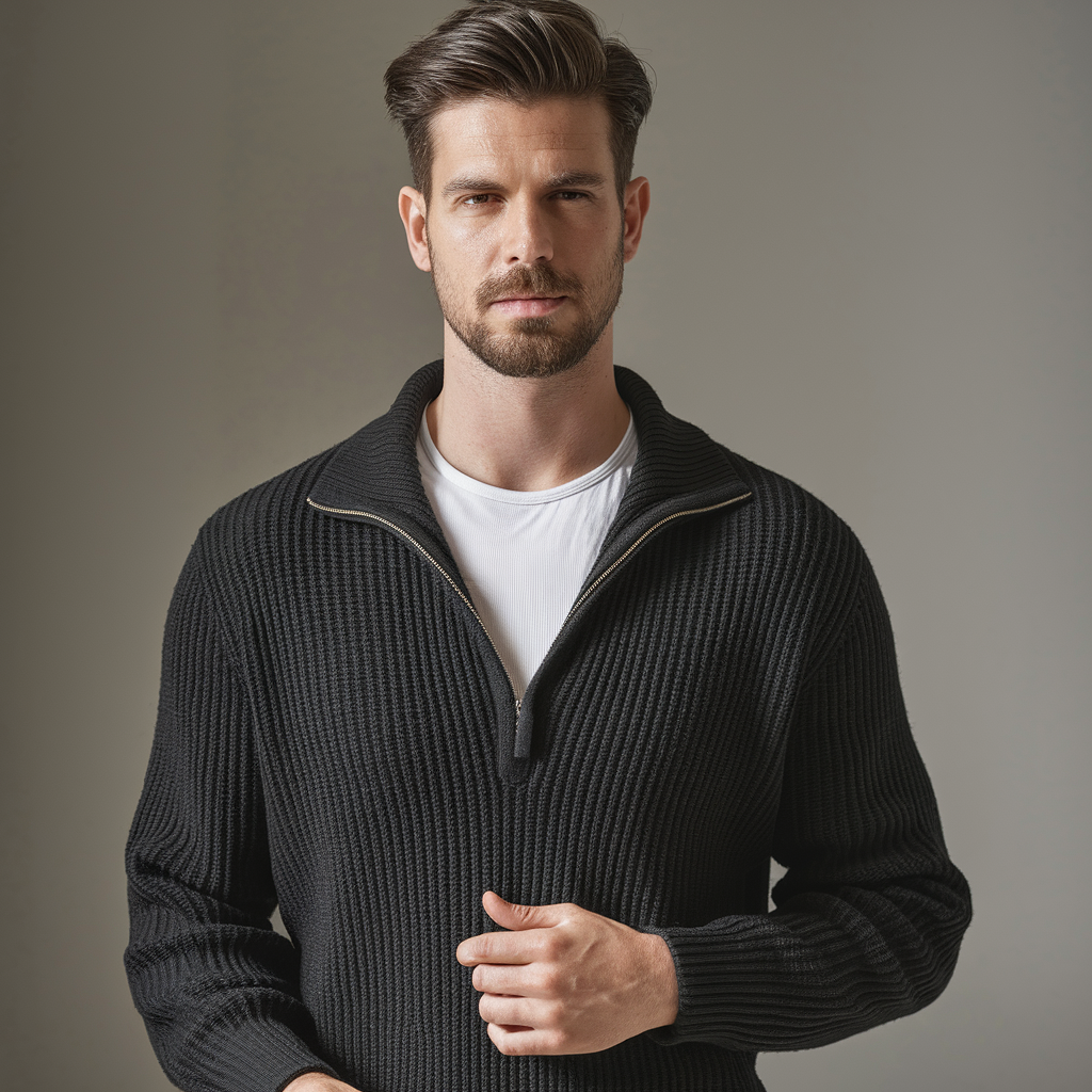 MIROVA™ | Maglione con mezza zip