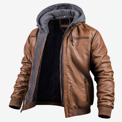 MIROVA™ | Giacca invernale in pelle premium per uomo